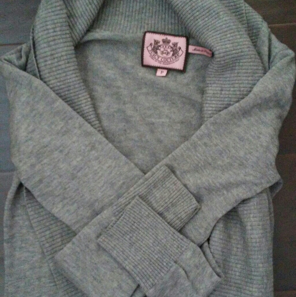 GREY JUICY COUTURE CARDIGAN